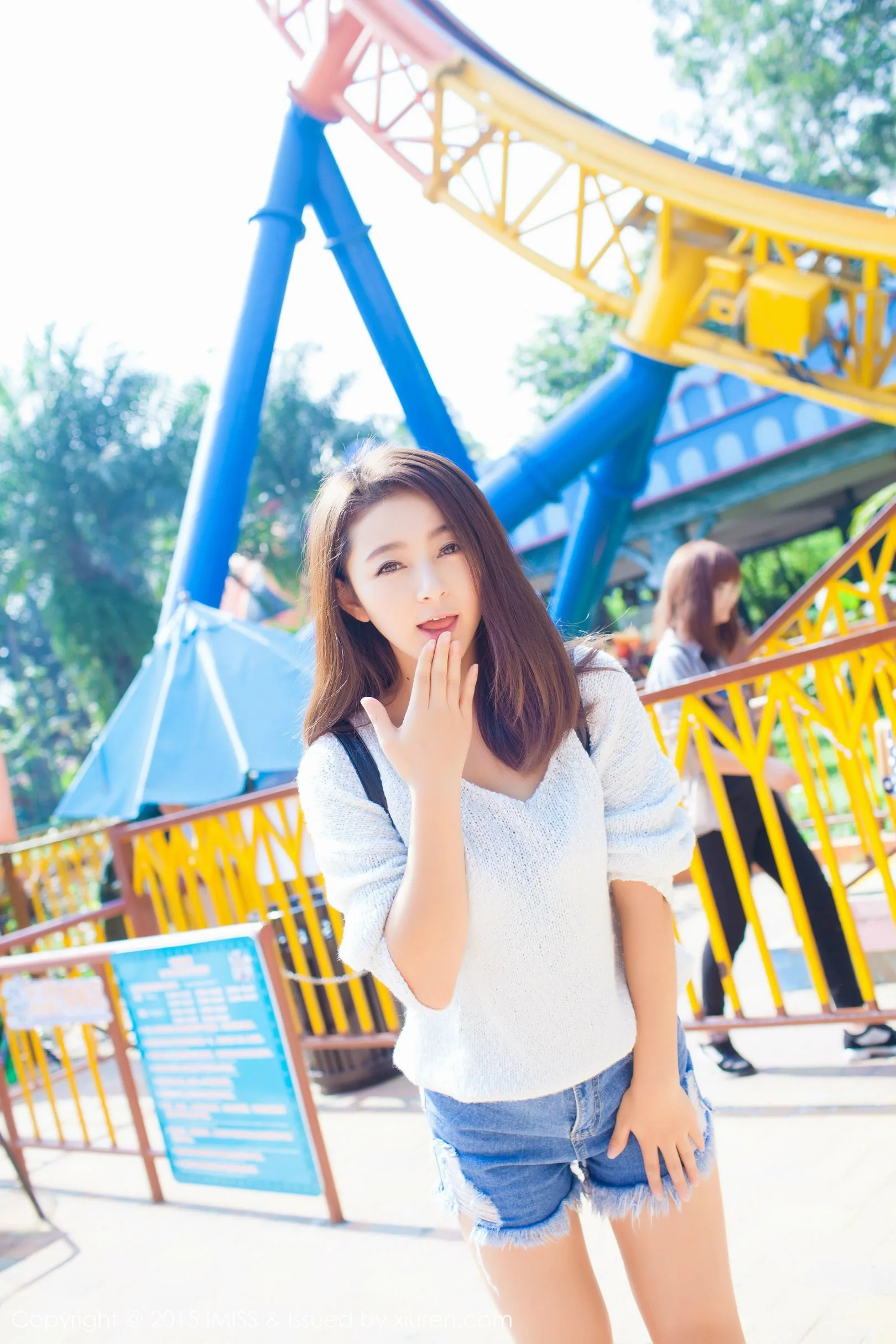 [IMISS Love Honey Club] Tập 049 Xia Mo GIGI - Bộ ảnh phong cách đường phố tươi tắn và dễ thương - 5