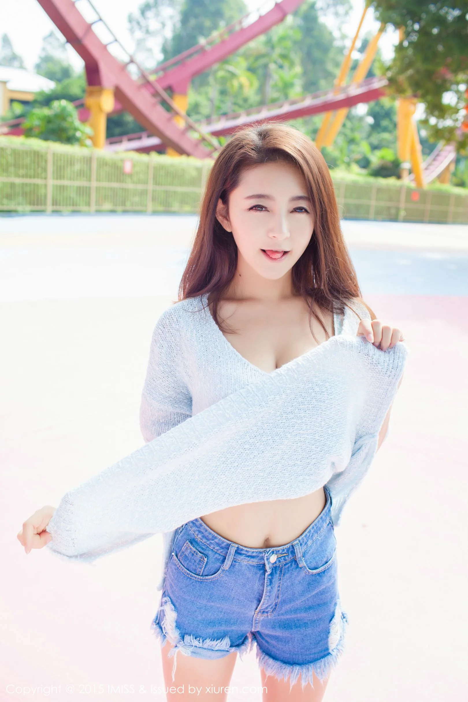[IMISS Love Honey Club] Tập 049 Xia Mo GIGI - Bộ ảnh phong cách đường phố tươi tắn và dễ thương - 24